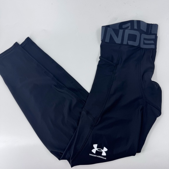 Under Armour Navy Compression Tights - Picture 3 of 10